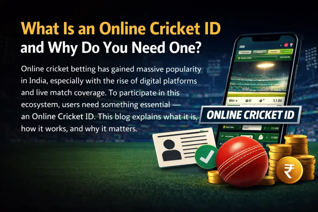 What is an online cricket ID and why you need one for online cricket betting in India